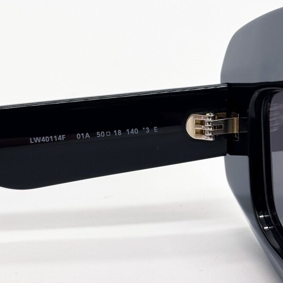 NEW LW40114F 01A, LOEWE BLACK WOMEN SUNGLASSES LOEWE - Picture 9 of 11